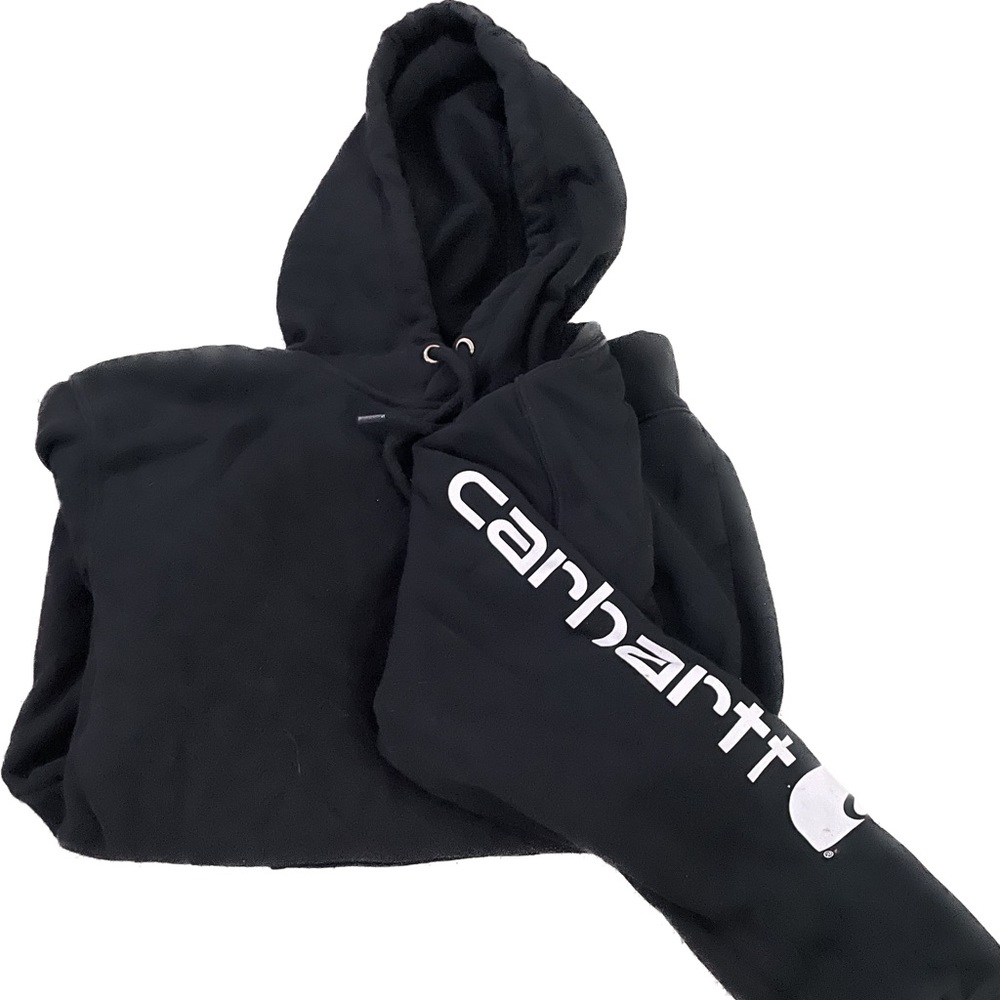 carhartt black hoodie | good condition, size small